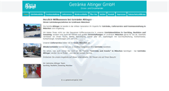 Desktop Screenshot of getraenke-altinger.de